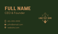 Nature Camping Travel Business Card Preview