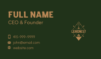 Nature Camping Travel Business Card Design