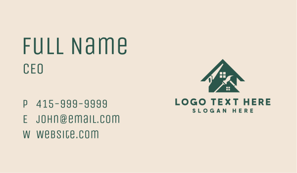 Home Builder Construction Tools Business Card Design Image Preview