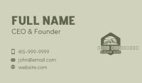 Rustic Mountain Hexagon Business Card Image Preview