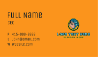 Human Cyborg Gamer Business Card Image Preview