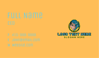 Human Cyborg Gamer Business Card Image Preview