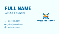 Summer Beach Surfing  Business Card Image Preview