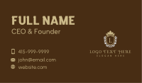 Premium Royal Shield Lettermark Business Card Image Preview