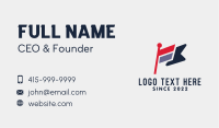 Nationality Veteran Flag  Business Card Image Preview