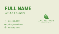 Technology Plant Leaf Business Card Image Preview