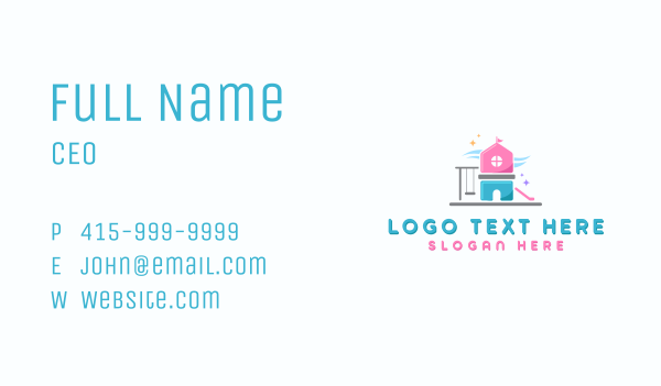Playground Kindergarten Daycare Business Card Design Image Preview