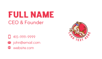 Dog Canine Frisbee  Business Card Image Preview