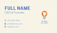 Wing Light Bulb Business Card Image Preview