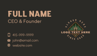 Forest Cabin Renovation Business Card Preview