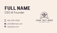 Droplet Pipe Wrench Repair  Business Card Image Preview
