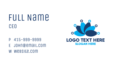 Tech Lotus Business Card Image Preview
