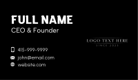Corporate Professional Wordmark Business Card Design