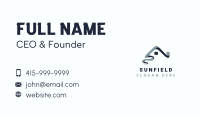 Wavy House Roofing Business Card Image Preview