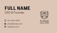 Shirt Shield Outline Business Card Image Preview