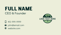 Outdoor Forest Mountain  Business Card Design