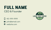 Outdoor Forest Mountain  Business Card Preview