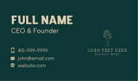 Woman Tree Spa Business Card Image Preview