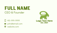 Green Ram Chat Business Card Image Preview