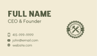 Mallet Chisel Wood Sculptor Business Card Image Preview