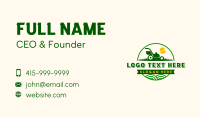 Lawn Mower Maintenance Business Card Design