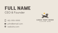 Pet Dog Ball Fetch Business Card Image Preview