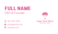 Face Beauty Salon Lotus Business Card Image Preview