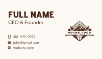 Drill Construction Carpentry Business Card Image Preview