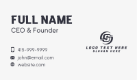 Freight Logistics Letter S Business Card Image Preview