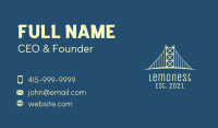 Construction Bridge Structure Business Card Image Preview