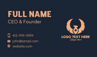 Eagle Location Pin Business Card Image Preview