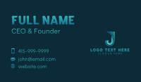 Generic Business Letter J Business Card Design