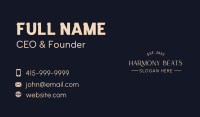 Elegant Feminine Wordmark Business Card Image Preview