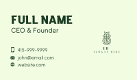 Rake Gardening Plant Business Card Image Preview
