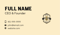Bee Hexagon Beehive Business Card Image Preview