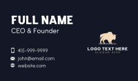 Bull Buffalo Steakhouse  Business Card Design