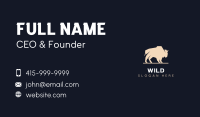 Bull Buffalo Steakhouse  Business Card Image Preview