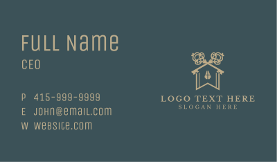 House Key Realty Business Card Image Preview