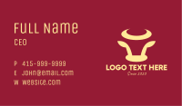 Simple Bull Head Business Card Image Preview