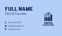Blue Building Towers  Business Card Image Preview