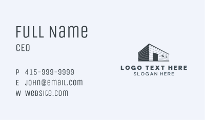 Storage Building Warehouse Business Card Image Preview