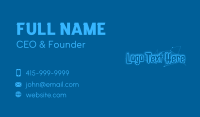Lightning Power Glow  Business Card Image Preview
