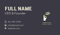 Hemp Hand Smoker Business Card Image Preview