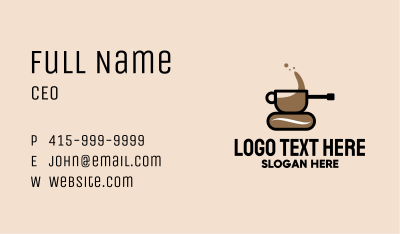 Coffee Tank Business Card Image Preview