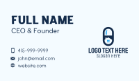 Blue Pharmacy Home Business Card Image Preview