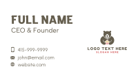 Bear Cupcake Business Card Image Preview