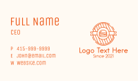 Hamburger Grill Badge Business Card Image Preview