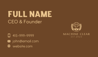 White Bakery Mascot  Business Card Image Preview