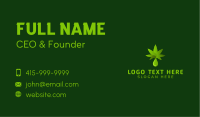 Cannabis Hemp Oil Business Card Image Preview