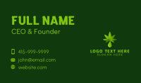 Cannabis Hemp Oil Business Card Preview